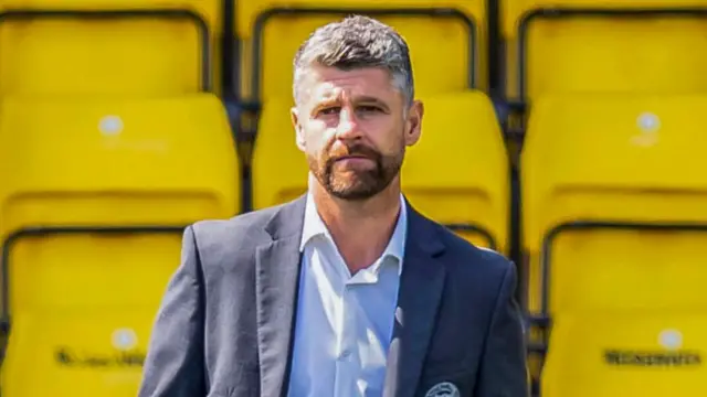 Motherwell manager Stephen Robinson