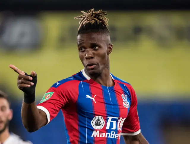 Wilfried Zaha, of Crystal Palace