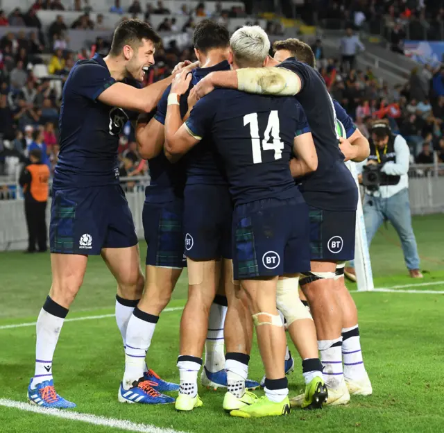 Scotland celebrate