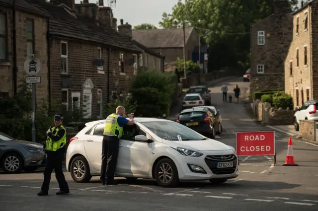 police direct resident away from area