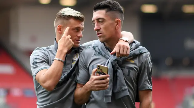 Ezgjan Alioski and Pablo Hernandez