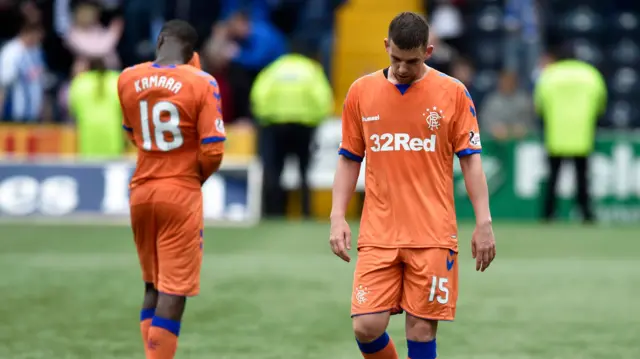 Rangers at Rugby Park.