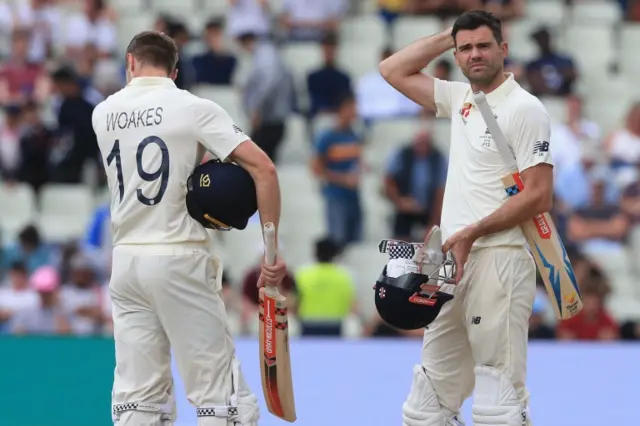 Chris Woakes and James Anderson