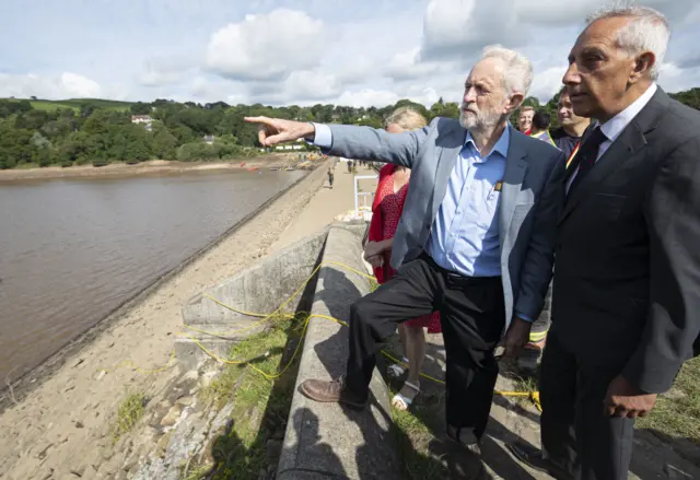 Jeremy Corbyn with Hardyal Dhindsa