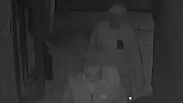 CCTV image of break-in