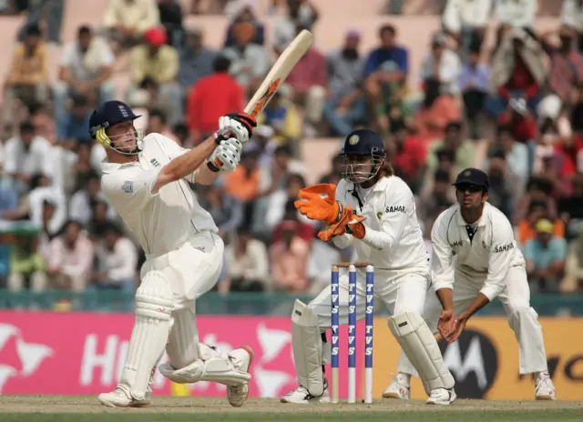 Andrew Flintoff in Mohali