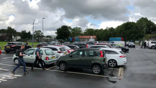 Chapel-en-le-Frith High School car park