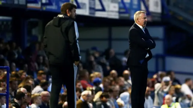 Pep Clotet and Kenny Jackett.