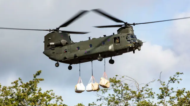 Chinook at Whaley Bridge