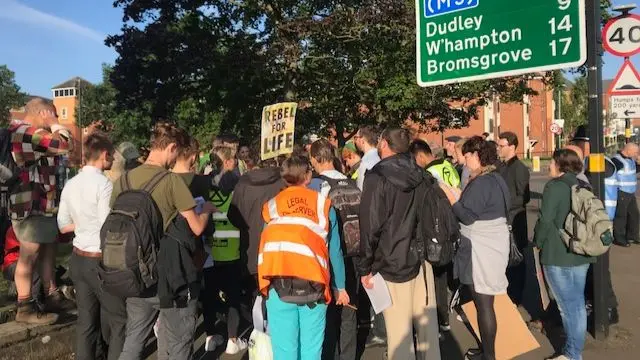 Extinction Rebellion protesters