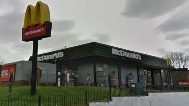 The McDonald's in Dudley