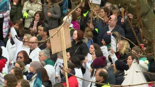 Teachers on strike