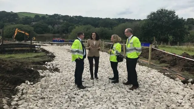 Theresa Villiers at Whaley Bridge