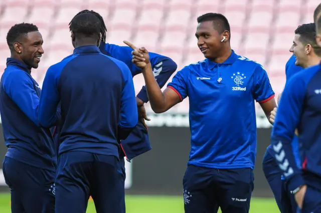 Rangers striker Alfredo Morelos