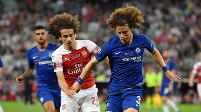 Matteo Guendouzi and David Luiz