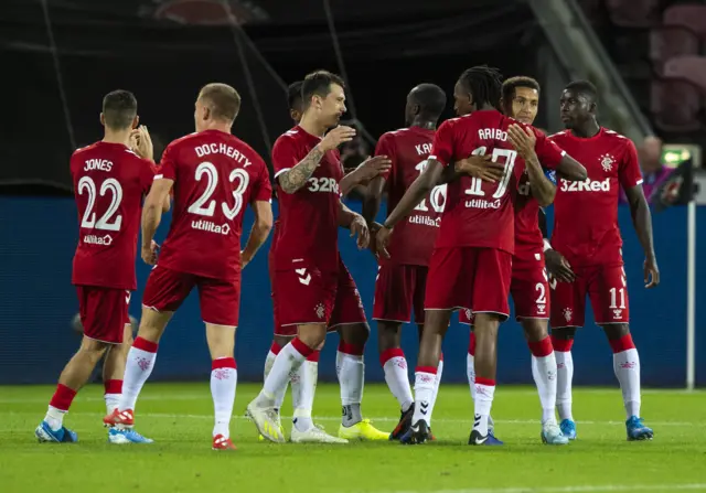 Rangers celebrate