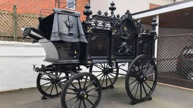 The hearse