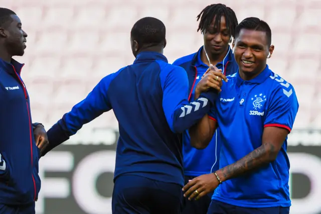 Rangers striker Alfredo Morelos