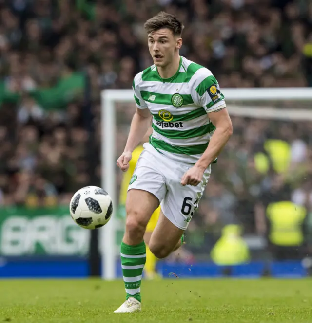 Former Celtic defender Kieran Tierney
