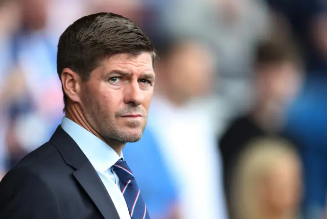 Rangers manager Steven Gerrard