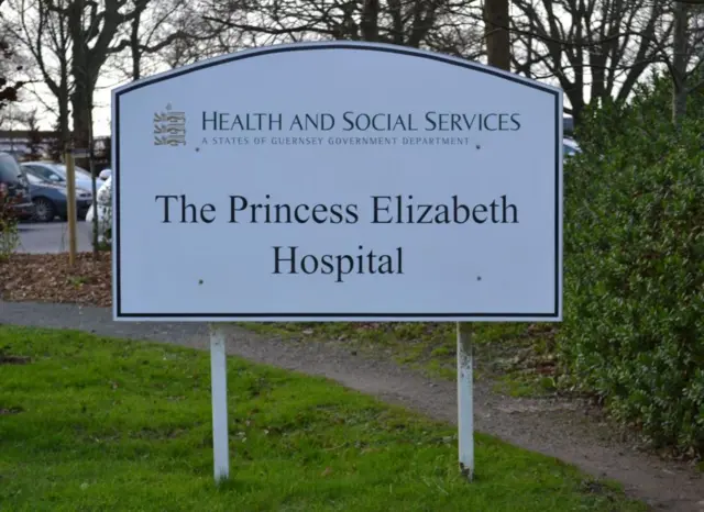 Princess Elizabeth Hospital sign
