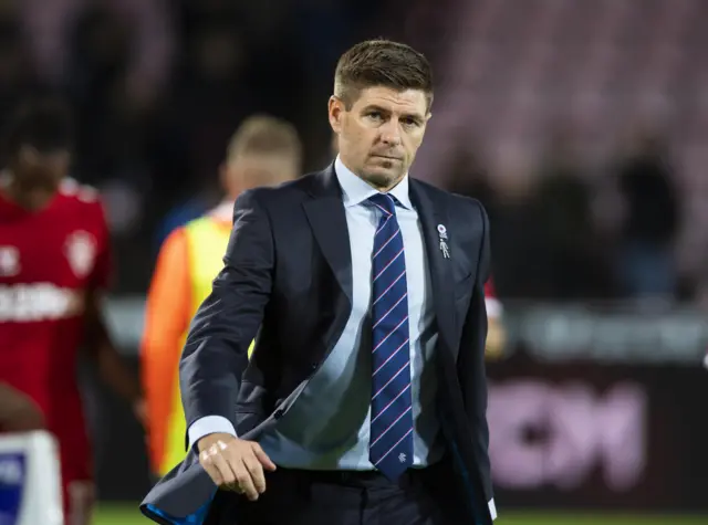 Rangers manager Steven Gerrard