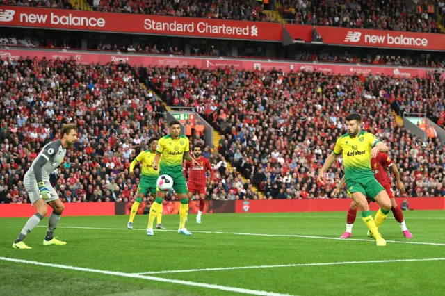 Grant Hanley puts into his own net