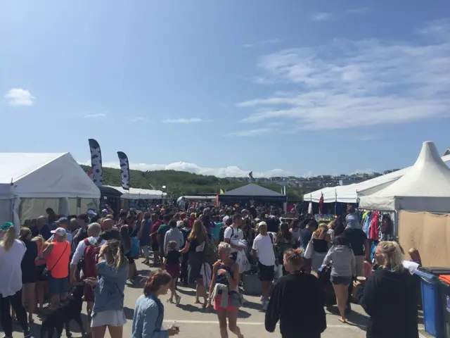 Fistral surf village