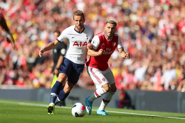 Harry Kane and Saed Kolasinac