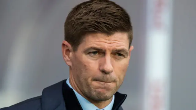 Rangers manager Steven Gerrard