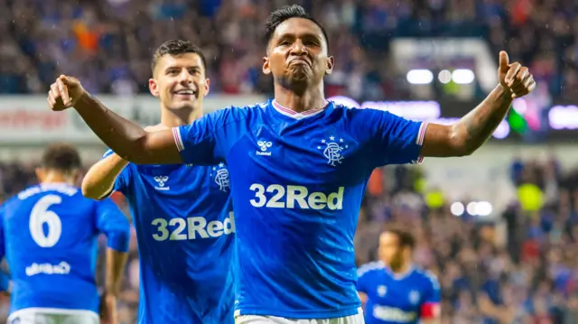 Alfredo Morelos was the Rangers hero against Legia Warsaw