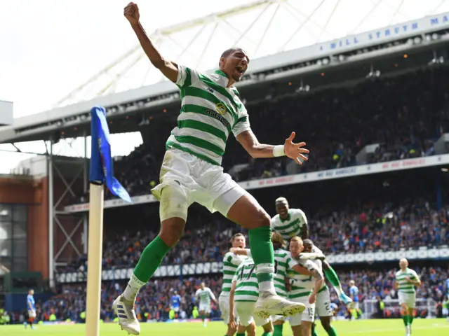 Christopher Jullien enjoyed Celtic's second goal in stoppage time