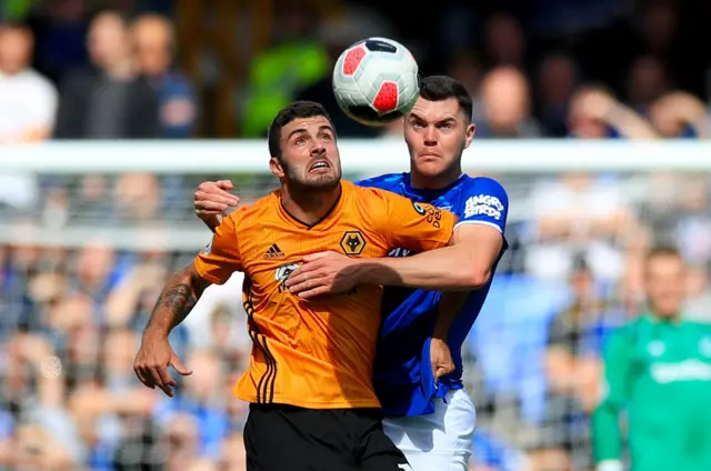 Michael Keane and Patrick Cutrone