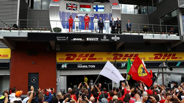 Belgian GP podium