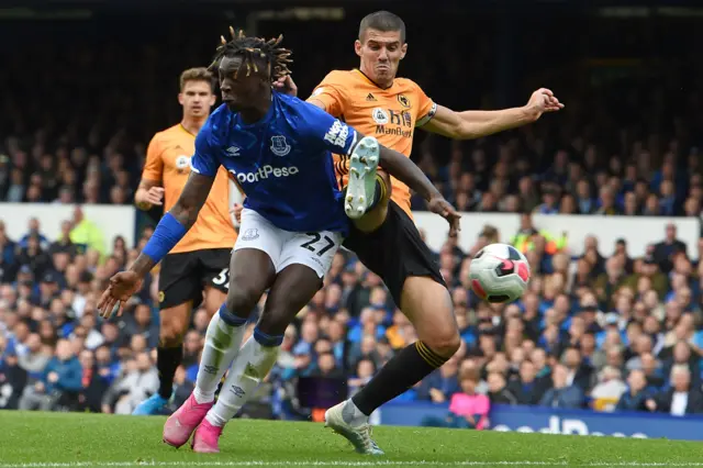 Moise Kean and Conor Coady