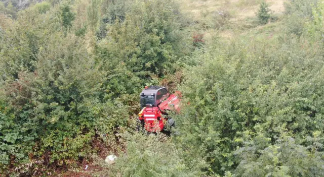 A telehandler