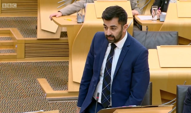 Justice Secretary Humza Yousaf