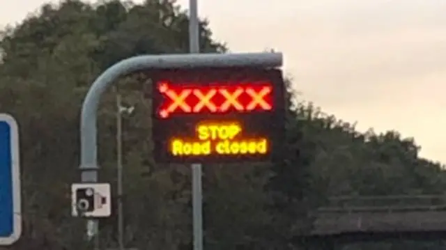 Red crosses on M6 today