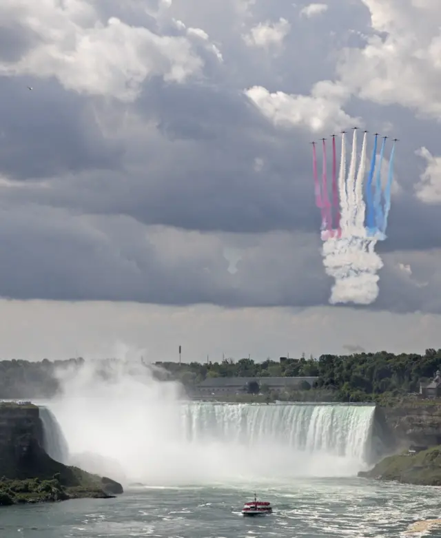 Red Arrows at Niagara FAlls