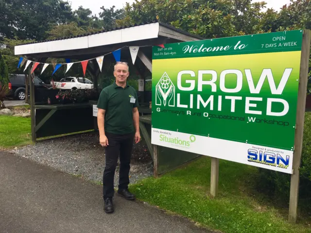 Eddie Higgins, manager of Grow