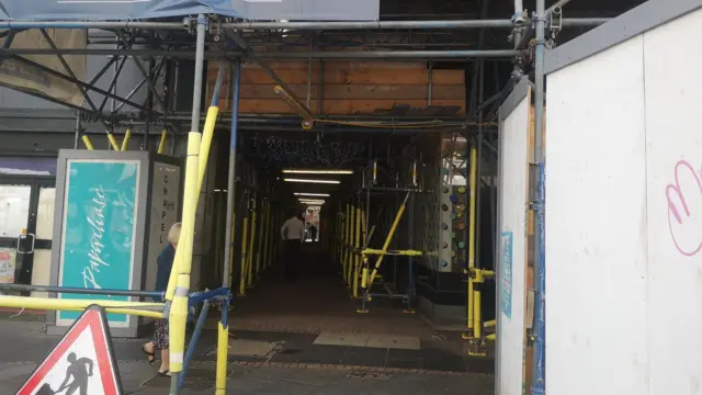 Scaffolding at Chapel Walk