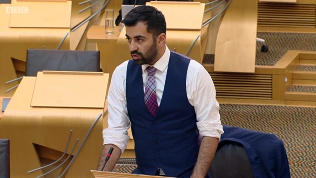 Justice Secretary Humza Yousaf