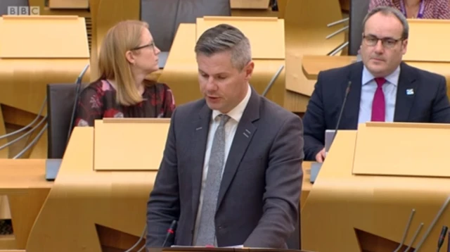 Finance Secretary Derek Mackay