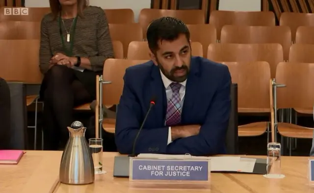 Justice Secretary Humza Yousaf