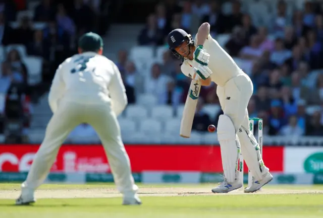 England's Jos Buttler in action