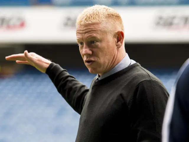 Livingston manager Gary Holt