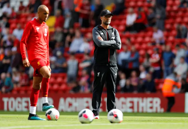 Liverpool manager Jurgen Klopp