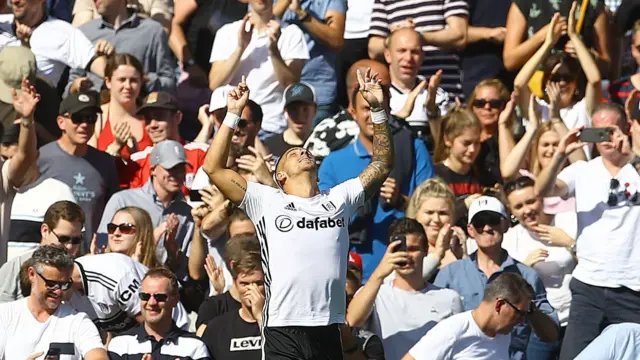 Anthony Knockaert celebrates