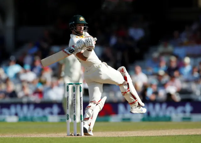 Australia's Matthew Wade in action