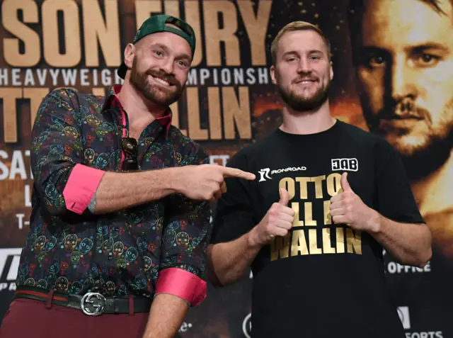 Tyson Fury and Otto Wallin